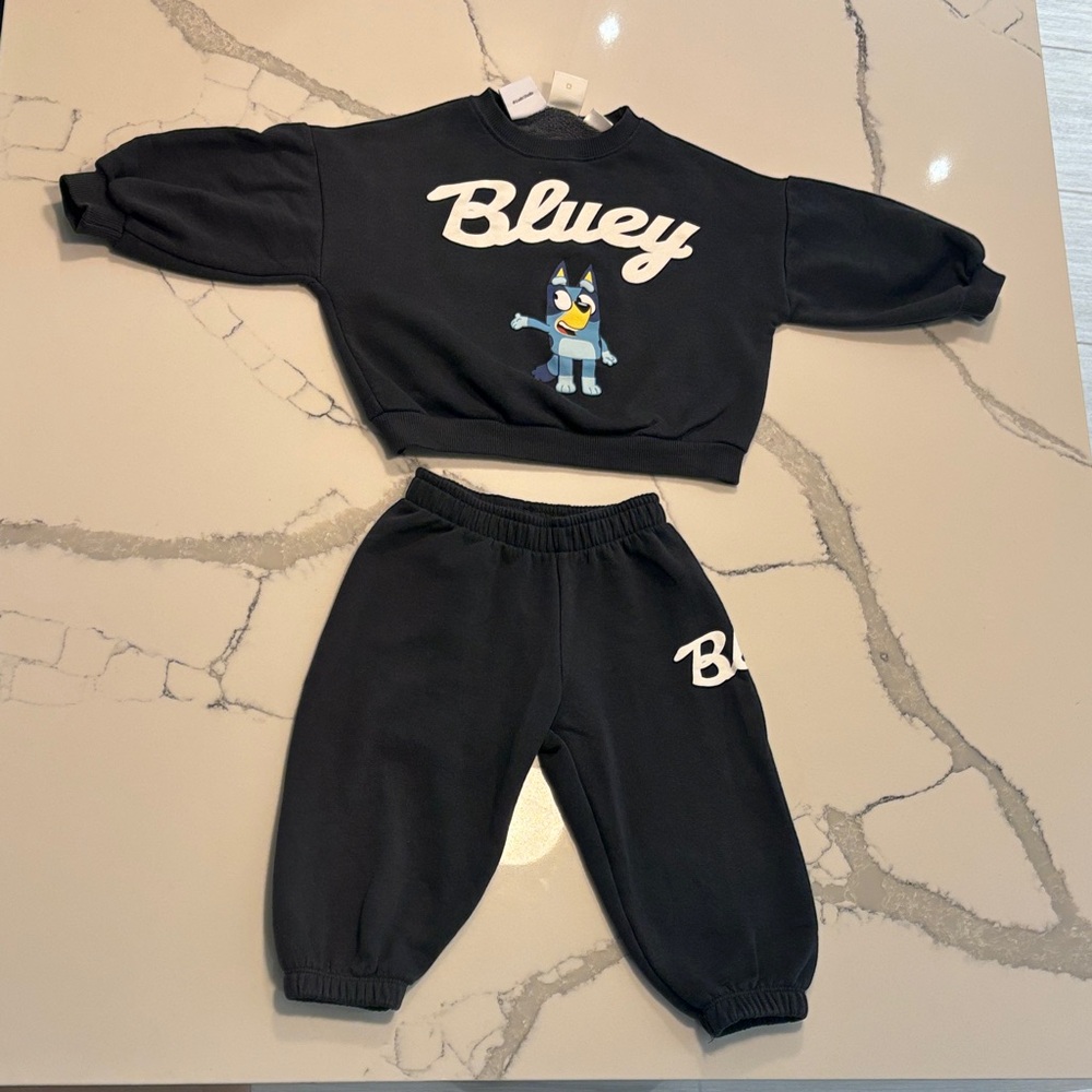 Zara Bluey Kids Sweatshirt and Pants Set
